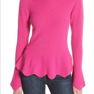 Ted Baker London peplum scalloped sweater